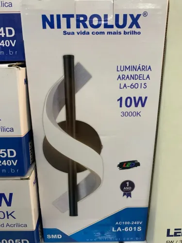 Luminaria Nitrolux arandela LA- 601s 10W