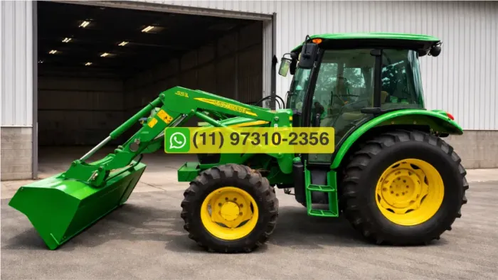 Oportunidade Única: John Deere 5080E Cabinado (2025) c/ Ar e Concha - Estado de Novo!