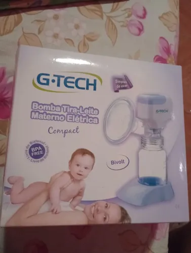 Bomba Tira Leite Elétrica G-Tech - Completa