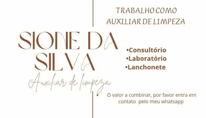 Faxina (n° na descrição do anúncio)