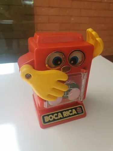 Brinquedo boca rica estrela acompanha fichas