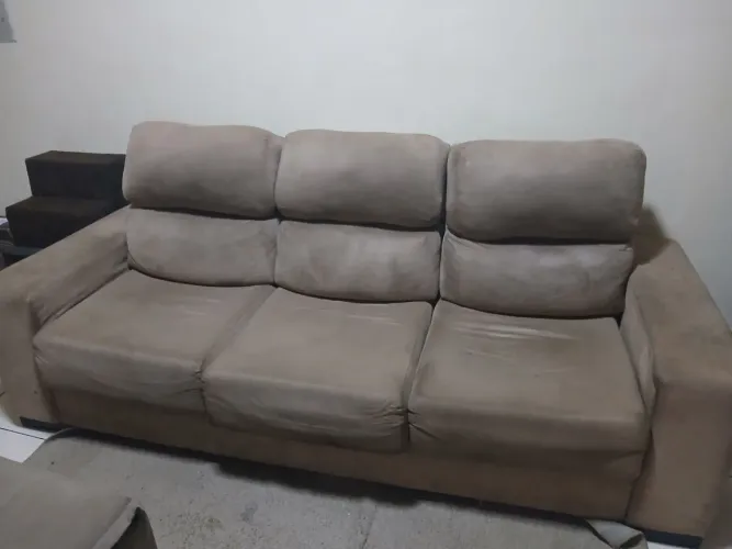 Sofá retrátil 3 lugares