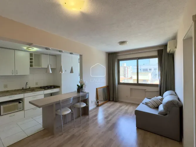 Apartamento 1 dormitório, mobiliado, com vaga de garagem e cozinha na Santana