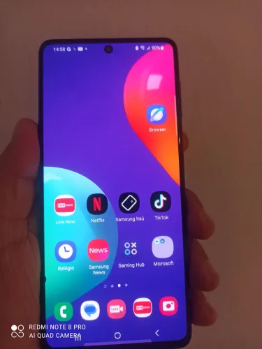 SAMSUNG GALAXY M62 SEMI NOVO 8GB DE RAM 128 DE ARMAZENAMENTO INTERNO