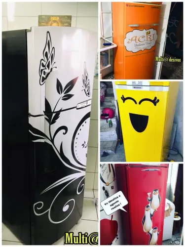 Envelopamento de geladeiras personalizadas 