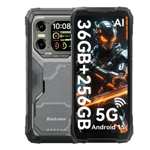 LACRADO NOVO Celular Blackview XPLORE 1 NFC Dual SIM 12GB RAM 256GB  cor Preto