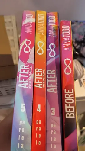 Coleção de livros Anna Todd After - Before (autografado)