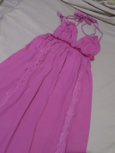 Vestido De alçinha Rosa