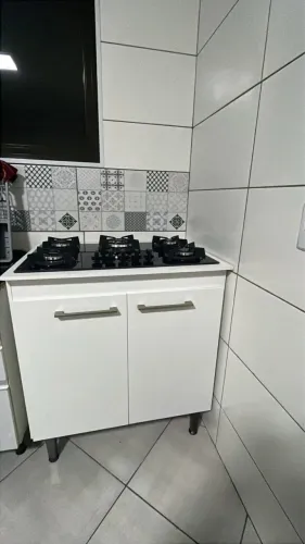 Cooktop Dako 5 bocas + Balcão/Bancada Sob medida Branco