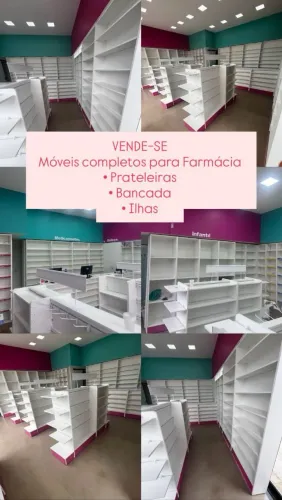 Móveis de farmácia novos