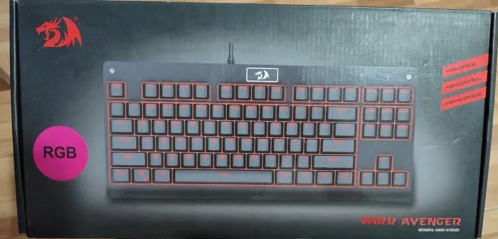Teclado Mecânico RGB Redragon Dark Avenger 