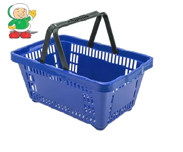 6408 - CESTA PLASTICA D-50 AZUL DE 6.5L / MARCA: DELLAPLAST