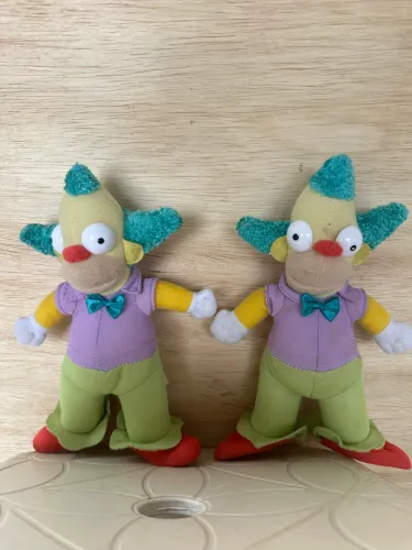 Pelúcia Krusty O Palhaço os Simpsons Raro Raríssimo ! Campinas-sp 