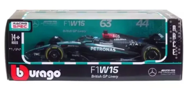 Miniatura F1 Mercedes W15 George Russel 1:24