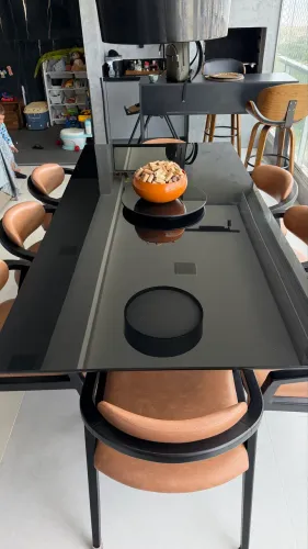 Mesa de Jantar e 8 Cadeiras Bastos Store