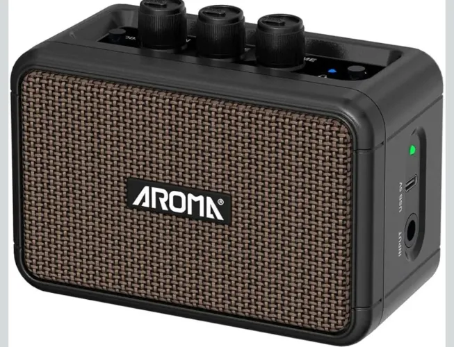 Mini amplificador de guitarra - Novo na caixa