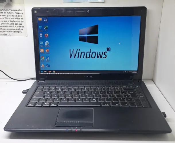 Notebook para estudos com 4GB de memória ram 320GB de hd Windows 10 64bits!!