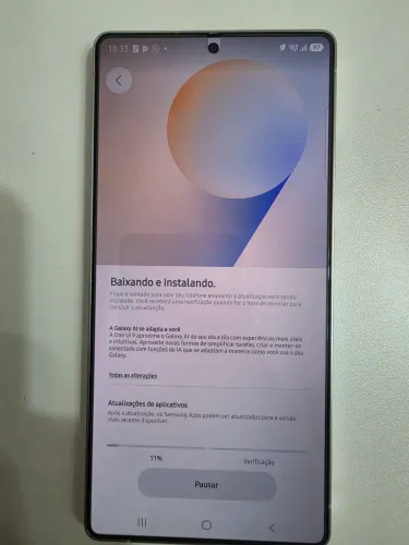 Samsung s25 ultra, 256gb, azul titânio, em perfeito estado