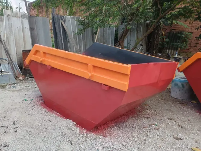 CAÇAMBA 5 M3 AÇO CARBONO 