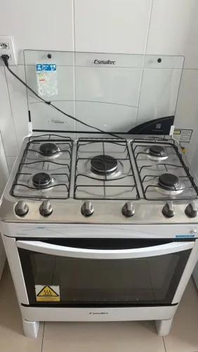 Fogão Esmaltec 5 bocas com acendimento automático