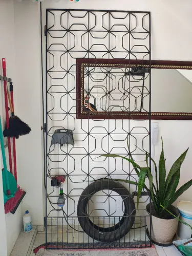 Portão de ferro de excelente qualidade.