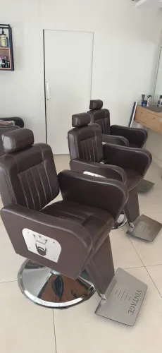 Cadeira barbearia 3 unidades