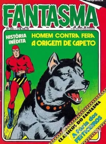Revista O Fantasma nº 340 - História Inédita - A Origem de Capeto