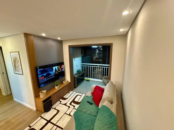 Condomínio Clube | Apartamento Pronto para Morar, Mobiliado, Estilo Airbnb, com Sofisticaç
