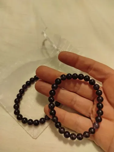 2 Pulseiras pedras naturais - Ametista