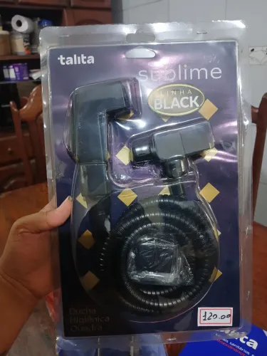 Ducha higiênica quadra black