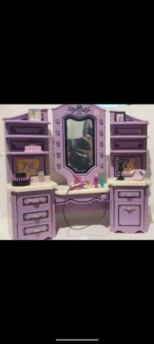 Penteadeira Camarim Glam Barbie Mattel 2012