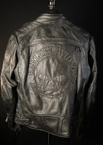 Jaqueta Harley-Davidson Couro Masculina Willie G Skull Origina