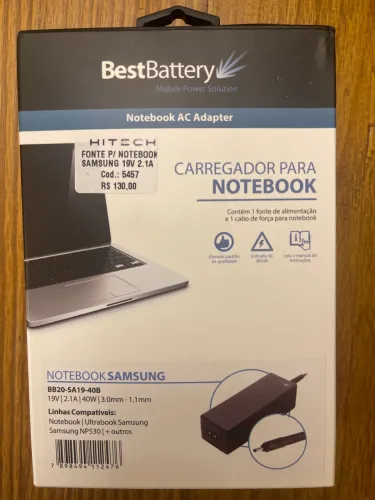 Carregador para notebook
