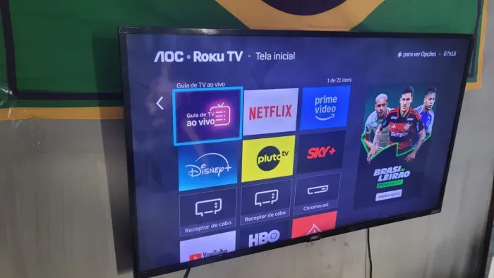 ? TV AOC Roku 43" - R$ 800,00<br>Vendo TV AOC Roku 43 polegadas