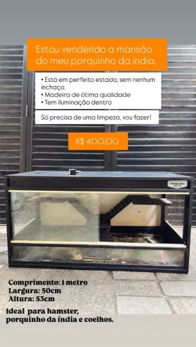 Casa para porquinho da Índia - hamster ou coelho