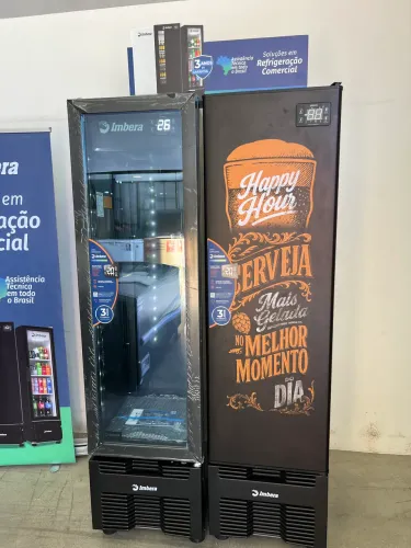 Cervejeira slim expositora 244L Imbera 3 anos de garantia - nova