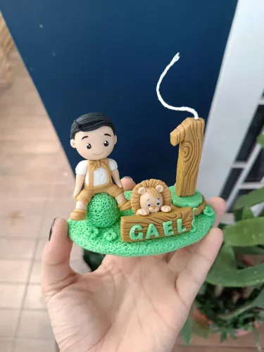 Topo de bolo Biscuit