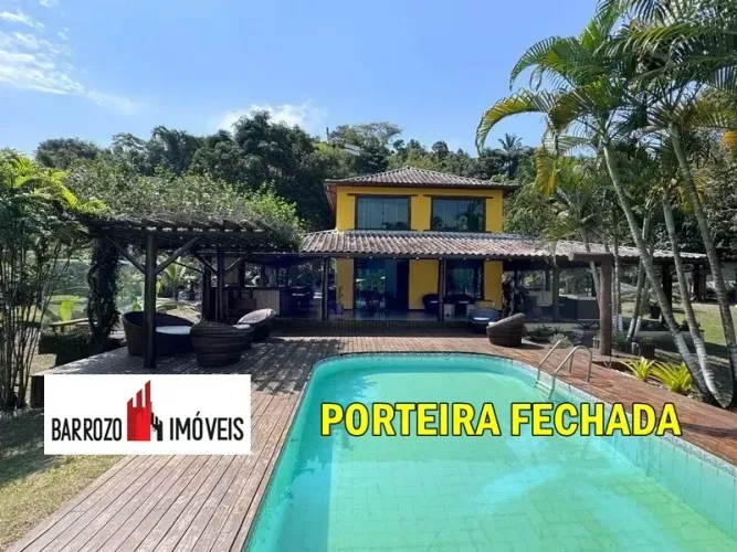 Barrozo Imóveis - Sítio alto padrão com 3.500 m² PORTEIRA FECHADA.