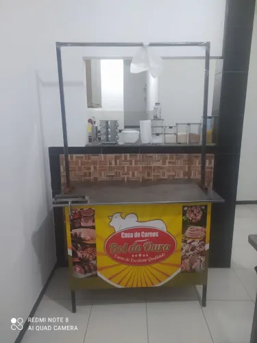 Vendo mesa de ferro inox