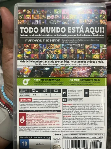 Jogo Nintendo Switch Super Smash Bros Ultimate