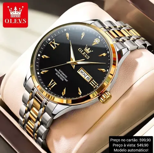 Relógio Masculino Automático Premium EXCLUSIVO 