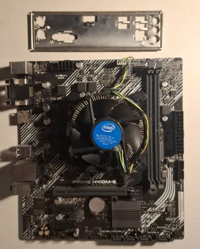 Processador i5 10400F + Prime H410M-E + Cooler AK400 RD Redragon