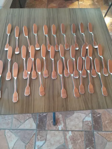 Lote de facas de peixe centenárias 30 peças