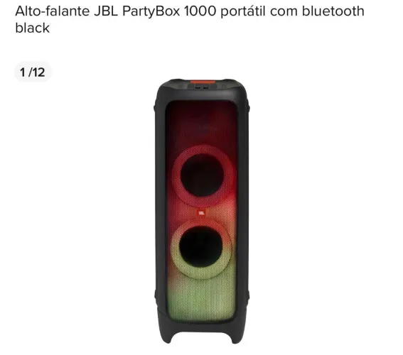 JBL Partybox 1000 original em excelente estado.
