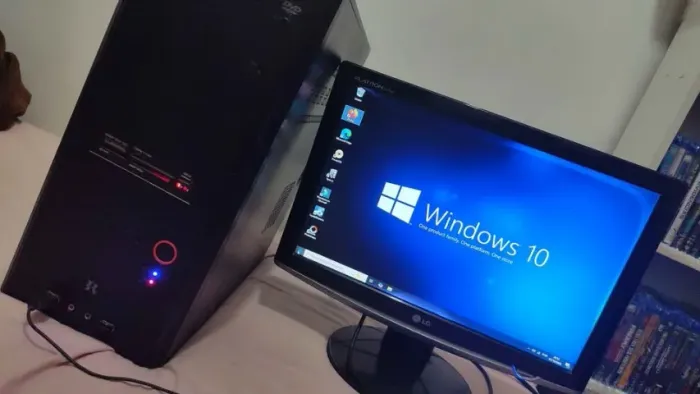 Pc Funcionando + Monitor TROCA ou VENDA Pc Funcionando - Configuração na foto postado