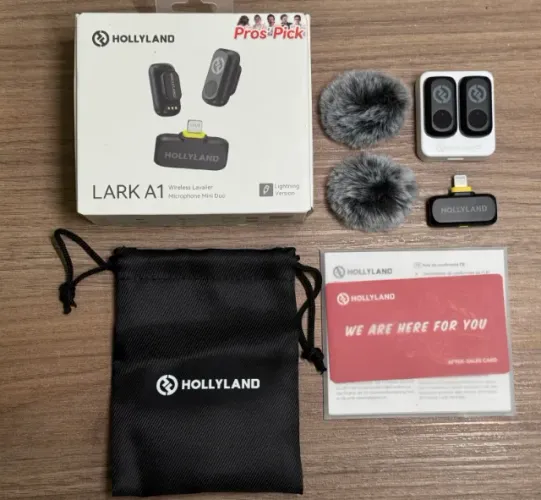 Microfone Profissional Hollyland Lark A1 Dual