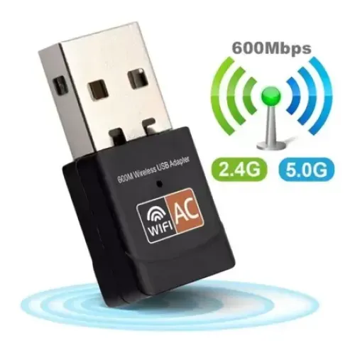 Receptor Wi-Fi 2,4Ghz 5G Usb Para notebook e computador 