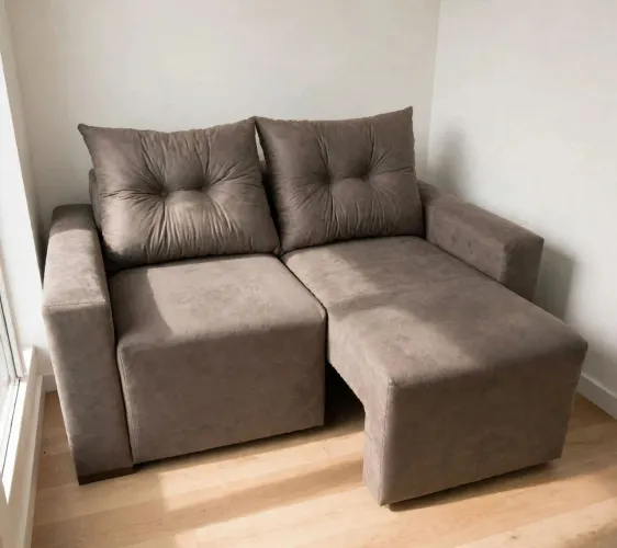 SALA PEQUENA? Mini sofá retrátil 1.40m em várias cores (PAGAMENTO NA ENTREGA)