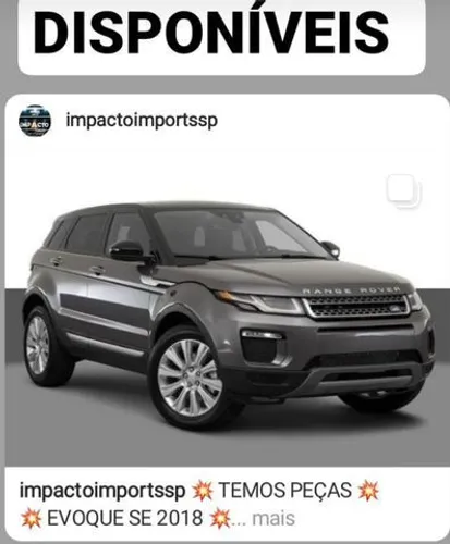 Range Rover evoque se 18 para retirada de peças