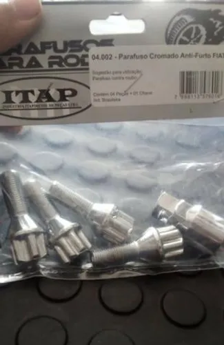 Parafusos anti furto Aro Volkswagen gol saveiro voyage tds todos Jogo iloeq eefqe